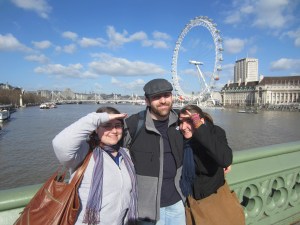 Us in London.